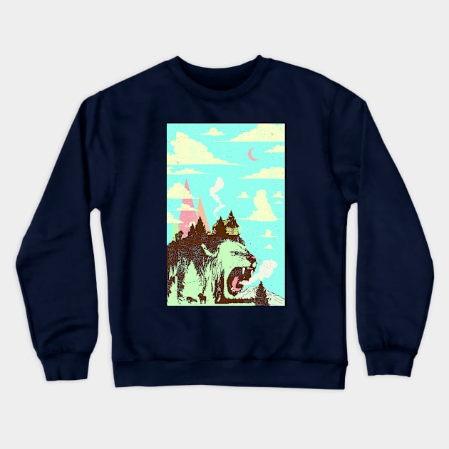 MOUNTAIN LION Crewneck Sweatshirt by Showdeer